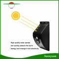 10 LED de luz solar al aire libre con sensor de movimiento Lámparas solares 300 lúmenes de resistente al agua para lámpara de seguridad de jardín